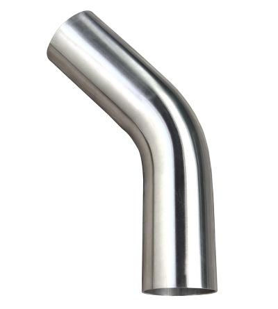 Tubo Alumínio Curvo 45º 0,5m 63mm