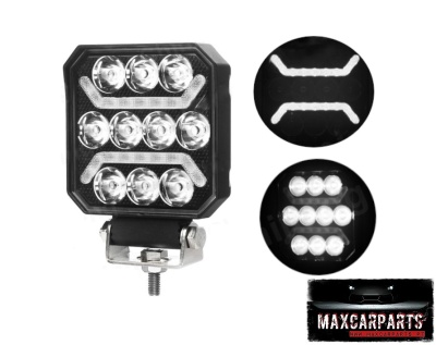 Farol Led 15W Quadrado Dupla iluminação