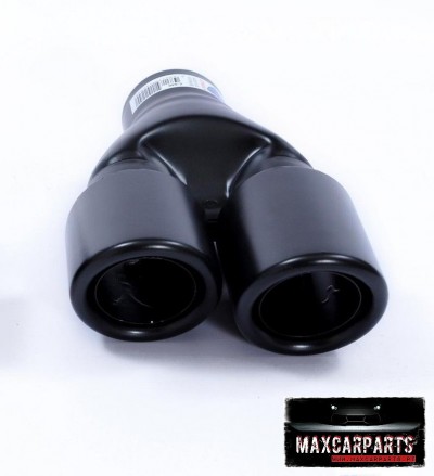 Ponteira Escape Dupla Preta Esquerda