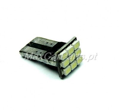Lâmpada w5w 9 Leds SMD Quadrado