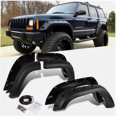 Abas de Roda Plástico Jeep Cherokee XJ 5 Portas 12CM