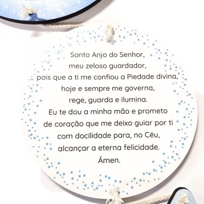 PLACA&#x20;DECORATIVA&#x20;ANJO&#x20;AZUL