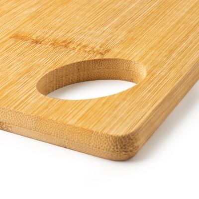 Tábua de cortar de bambú.