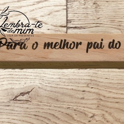 caixa de madeira para caneta