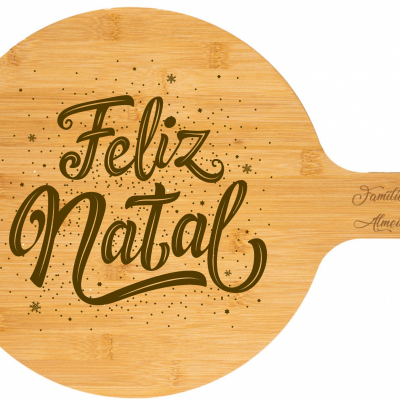 Tábua redonda em bambu