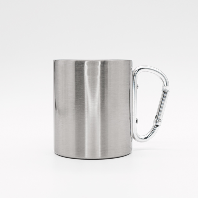 caneca alumínio com mosquetão