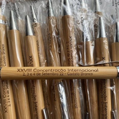 caneta em bambu