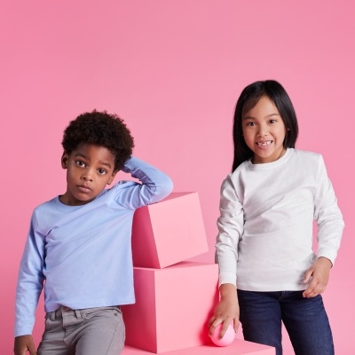 93-T-shirt criança manga comprida