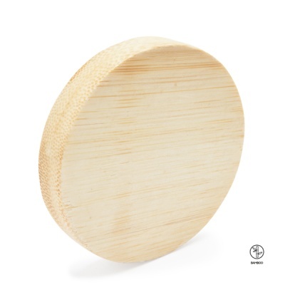 Abridor de garrafas redondo em bambu