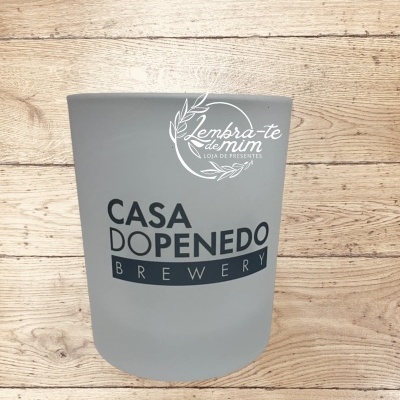 Copo em vidro fosco 330 ml