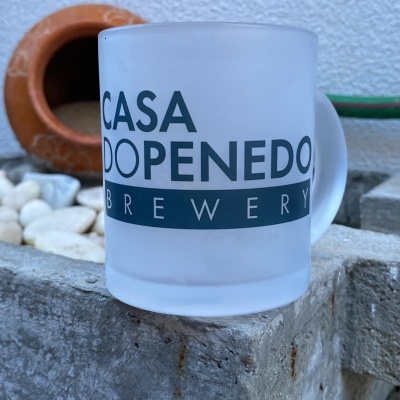 caneca vidro fosco
