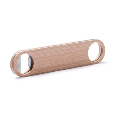 Abridor de garrafas em madeira