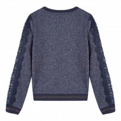 Camisola pormenor em renda Beckaro