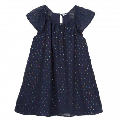 Vestido azul marinho 3Pommes