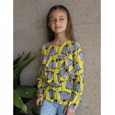 Blusa estampada Catimini