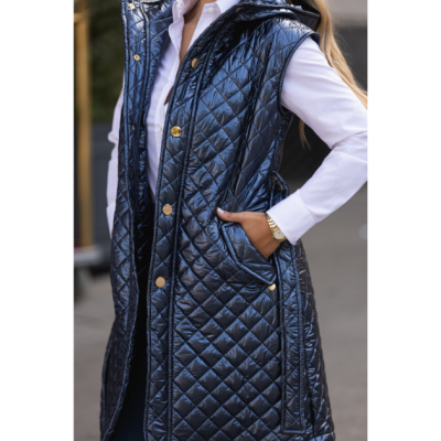 Colete Acolchoado Senhora Azul Miss You