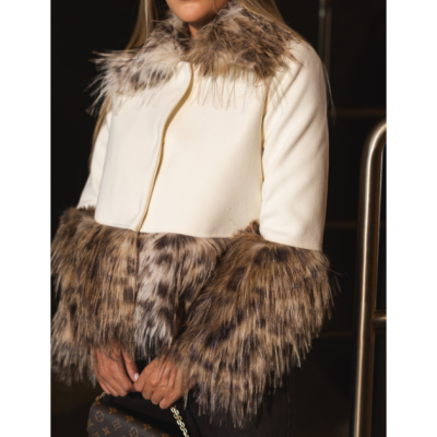 Casaco Curto Senhora Com Pelo Miss You