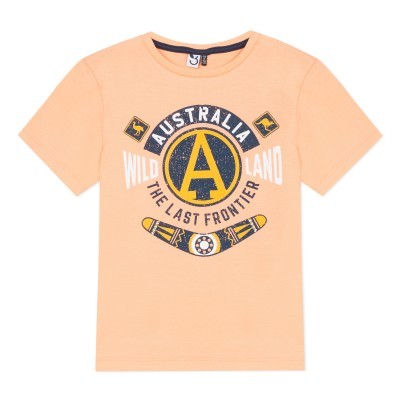 T-shirt laranja 3Pommes