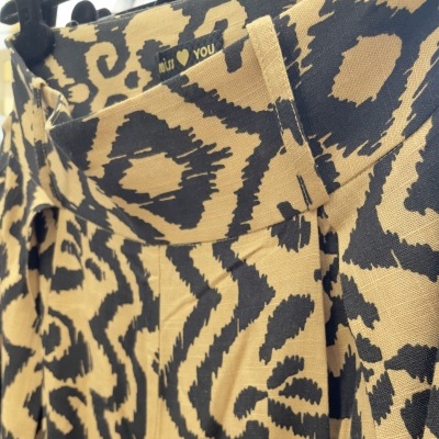 Calça larga pantalona feminina Miss You