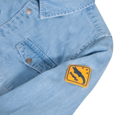 Camisa jeans infantil  3Pommes®️