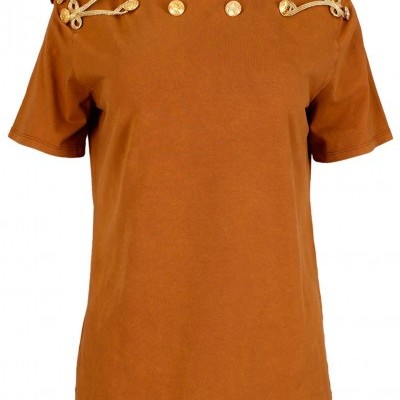 T-shirt mostarda Sahoco