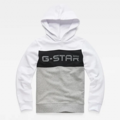 Sweat com capuz tricolor G-Star Raw
