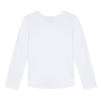 Camisola branca com estampa holográfica 3Pommes