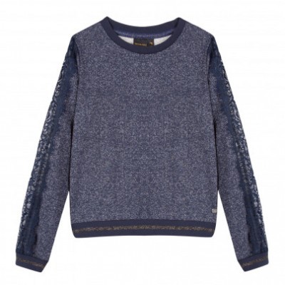 Camisola pormenor em renda Beckaro