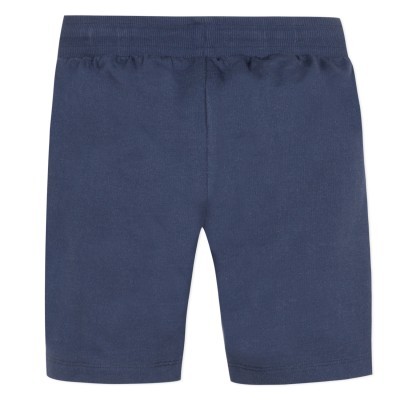 Calções azuis escuros para criança com cós elástico