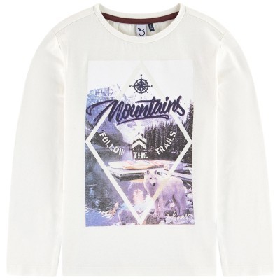 Camisola algodão branca 3Pommes