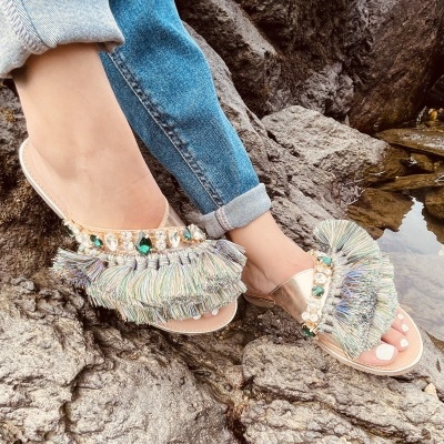 Parodi mulher Sandália verde