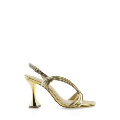 Parodi mulher sandália dourada