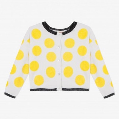 Casaco de malha bolinhas Catimini