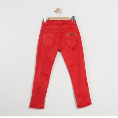 Calça skinny vermelha Catimini