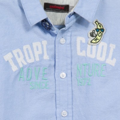 Camisa azul Catimini