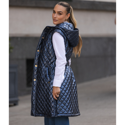 Colete Acolchoado Senhora Azul Miss You