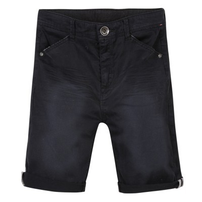 Calção chino preto Beckaro