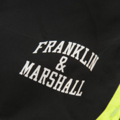 Calção de banho preto Franklin & Marshall