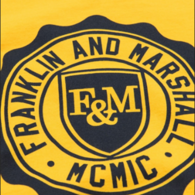 T-shirt amarela Franklin & Marshall
