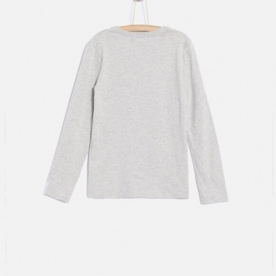 Camisola cinza padrão Ikks