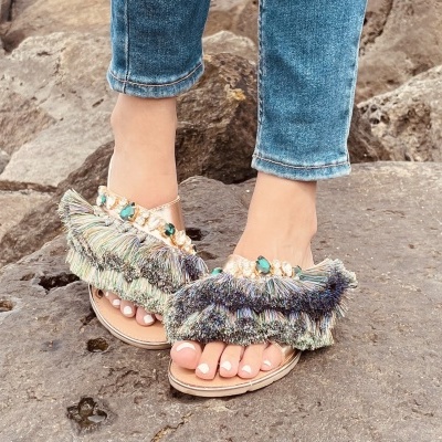 Parodi mulher Sandália verde