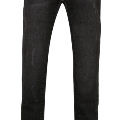 Calças de ganga pretas com corte justo e etiqueta 'Blue Effect'