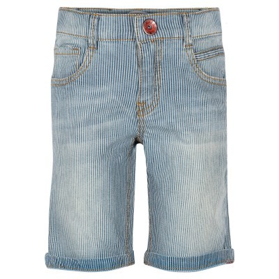 Calção de ganga riscas brancas 3Pommes