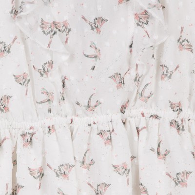 Vestido fluído com padrão 3Pommes