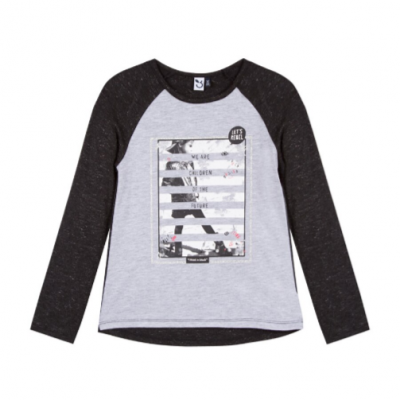 Camisola preta e cinza 3pommes