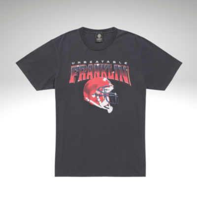 T-shirt preta Franklin & Marshall