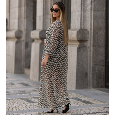 Calção feminino preto e branco Miss You