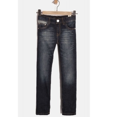 Calça de ganga lavagem escura Ikks