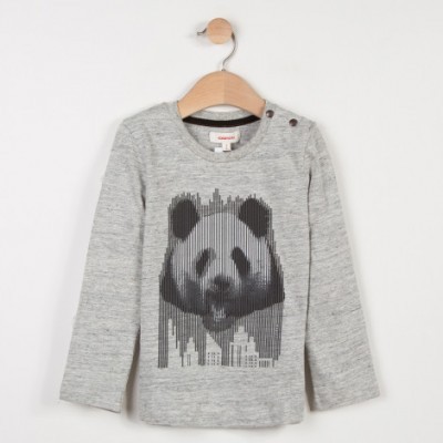 Camisola cinza panda Catimini