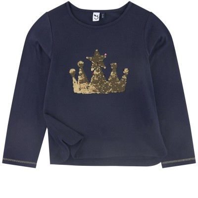 Camisola coroa de lantejoulas reversíveis 3Pommes